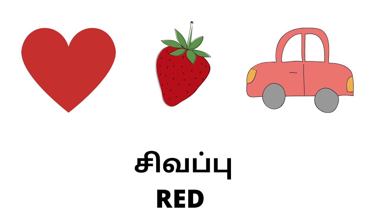 Learn Colours in Tamil Colours Tamil Toddlers YouTube