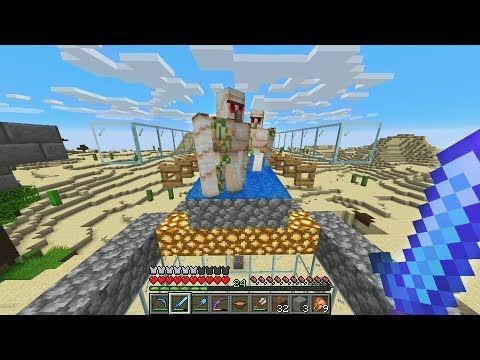 How to make the best iron golem farm in minecraft (unlimited iron)