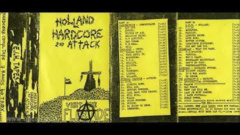 Various - Holland Hardcore 2nd Attack TAPE 1984
