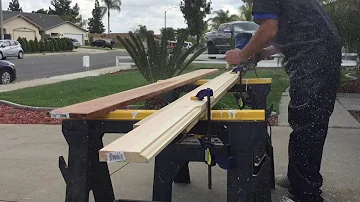 DIY baseboard trim with roman ogee router bit