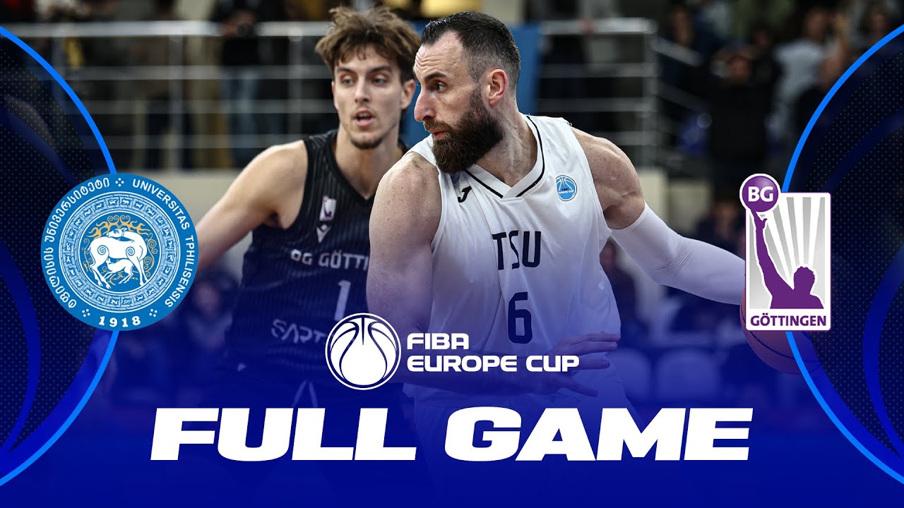 BC TSU Tbilisi v BG Gottingen Full Basketball Game FIBA Europe Cup 2023-24