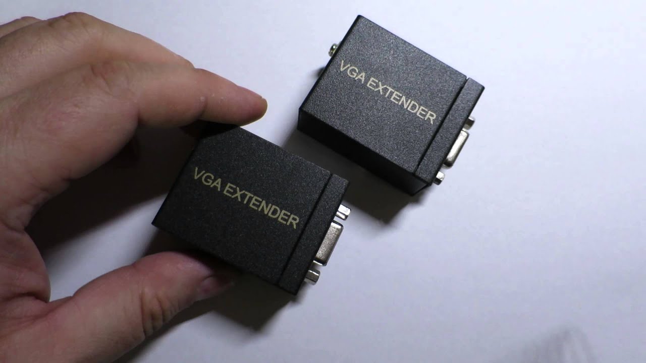 Удлинитель VGA по витой паре до 60 метров