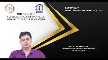 Lecture 20 : Flow through packed beds (Contd.)