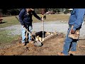 Concrete Pier setup for Steel Building Addition