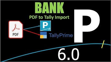How to Import PDF Bank Statement into Tally Prime 6.0 | #pdftotally #exceltotally | EazyAUTO4