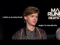 thomas brodie-sangster being a mood for 2 minutes straight