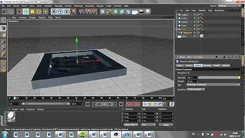 How to make water in cinema 4d r13
