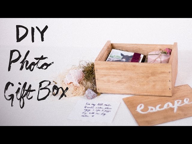 DIY Personalized Photo Gift Box 