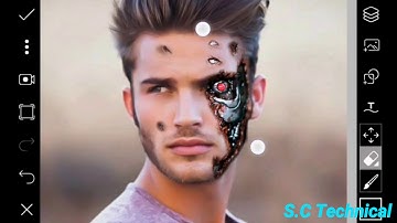 Best Photo PicsArt Editing Tutorial 2018 | How to Make Terminator face  by sc Technical