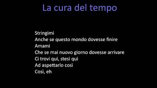 La cura del tempo (cover  + testo)