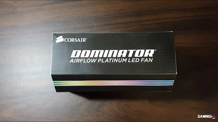 Corsair Dominator Airflow Platinum Led Fan Unboxing