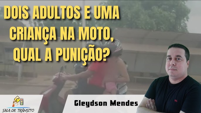 Qual é a idade mínima para uma criança andar de moto?