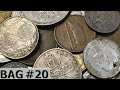 RARE SILVER COINS (SARAWAK?) IN LOOT BAG World Coin 1/2 Pound Search - Hunt #20