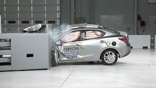 Match Highlights 2016 Scion iA driver-side small overlap IIHS crash test