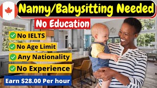 Nanny/Babysitting Jobs Needed in Canada 2023 - Partway To Canada PR