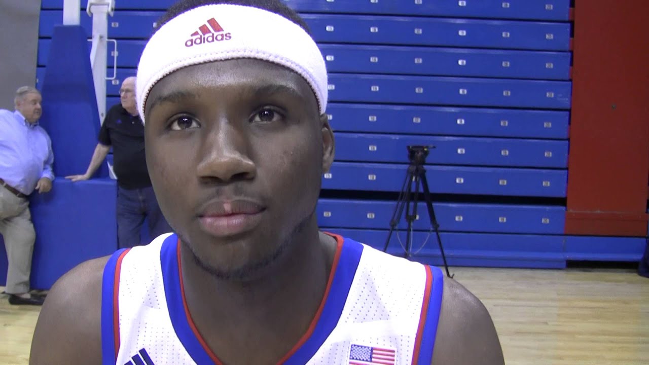 Kansas freshman Carlton Bragg from KU media day