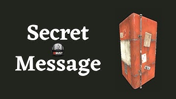 The Secret Message Hidden In Every Rust Fridge