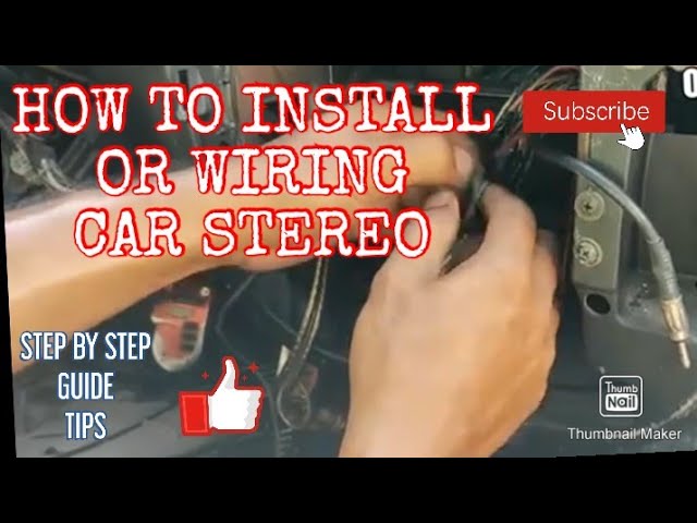 HOW TO INSTALL UNIVERSAL CAR STEREO 