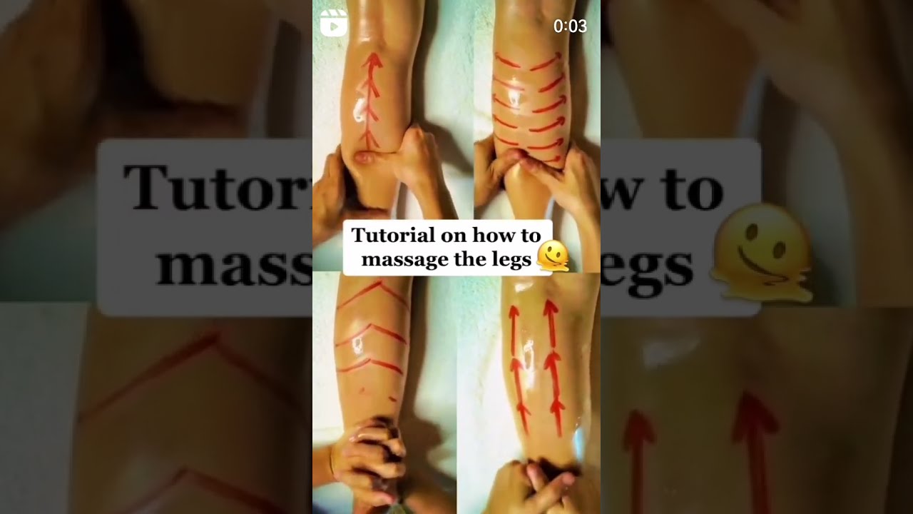 #massage #howto #howtomassage #howtomassageleg