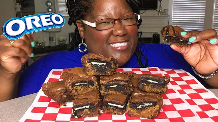 OREO BROOKIE COOKING/RECIPE AND EATING 먹방