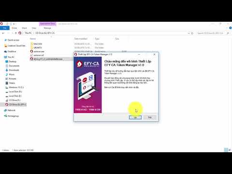 Video Hướng dẫn cài đặt chữ ký số EFY-CA - youtube