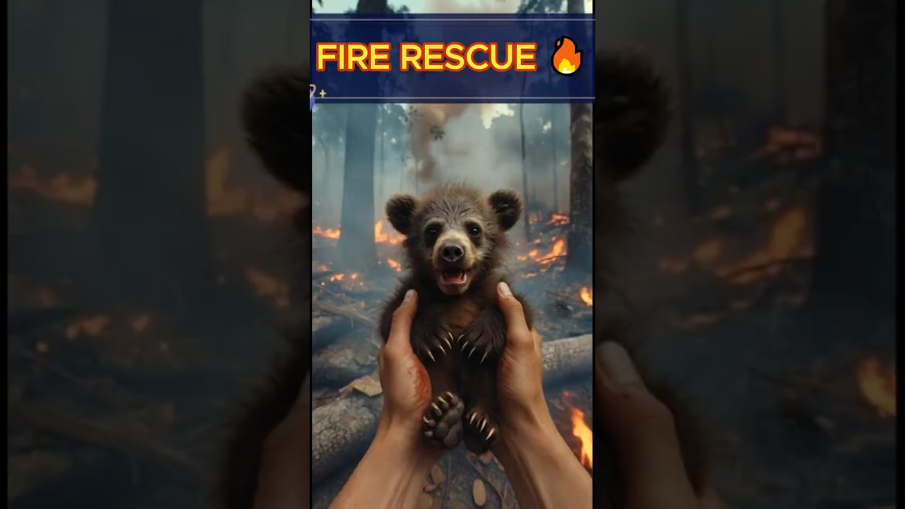 Brave Rescue in Jungle Fire – Animals Saved! 🐾🔥  