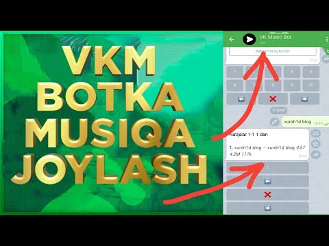 Video: Vkontakte-ga Musiqani Qanday Yuklash Mumkin