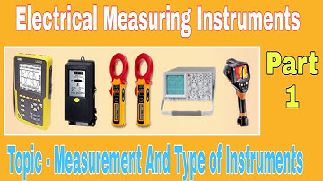 Electctrical Measuring Instruments |Part 1| Class Taken by Rajesh Bala