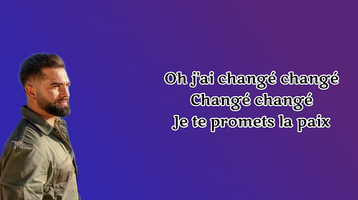 Kendji girac - J'ai changé (parole)