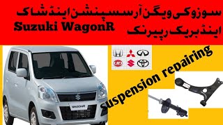 who to Suzuki WagonR front suspension repairing and share repairing and break repairingauto electric