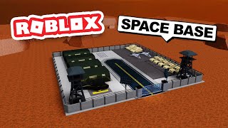 Building The BIGGEST Space Base Ever! in Roblox