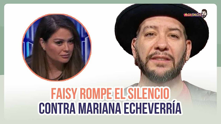 Faisy rompe el silencio contra Mariana Echeverría | MICHISMECITO