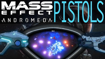 PISTOL TESTING & SHOWCASE WITH AUGMENTS IN MASS EFFECT ANDROMEDA