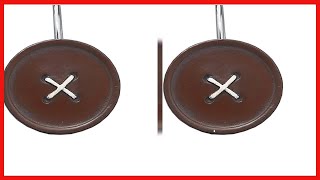 Park Designs Button Shower Curtain Hooks Set of 12, Red
