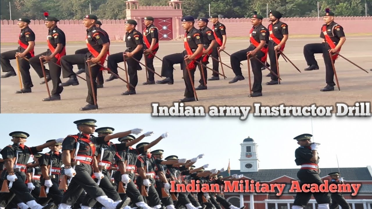 Indian army Instructor Drill..💪. Drill admiko discipline bana ta hai ...