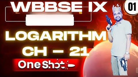 Class 9 Logarithm Maths Wbbse  Ch 21 #StudyWithMe #StudentLife #wbbse #kolkata #wb #maths #bengali 