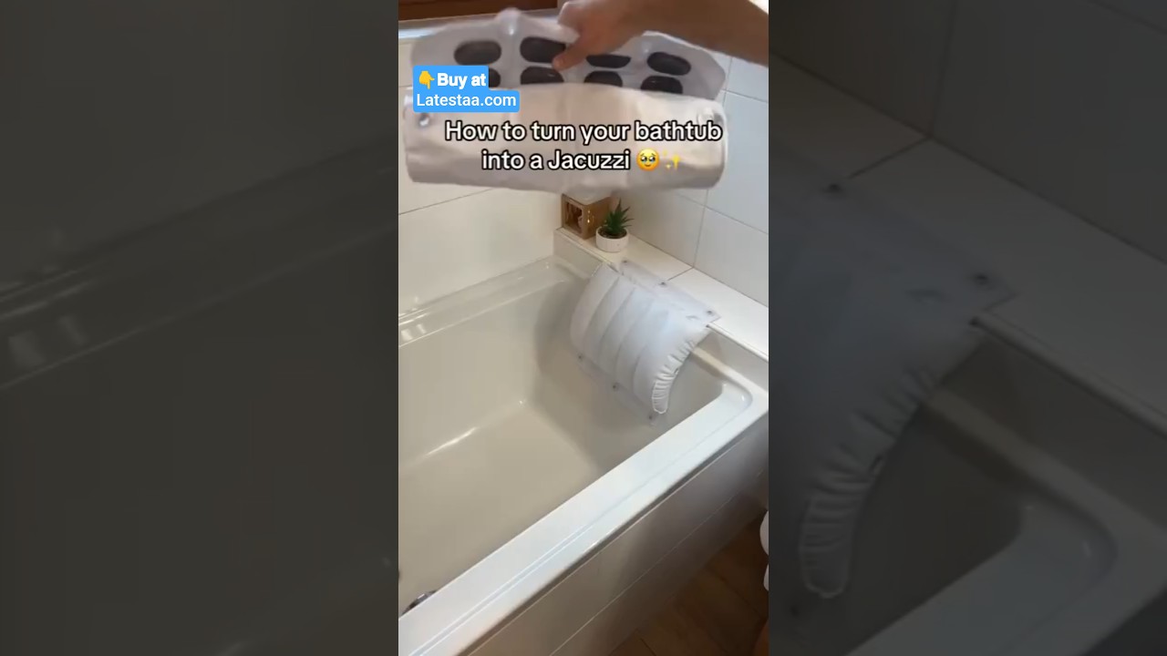 Portable Jacuzzi Bath Mat – Transform Any Bathtub into a Spa