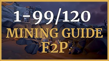 RuneScape 1-99/120 Mining F2P Guide