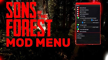 Sons of The Forest Mod Menu | Cheat Mod SOTF |  Free Download 2025