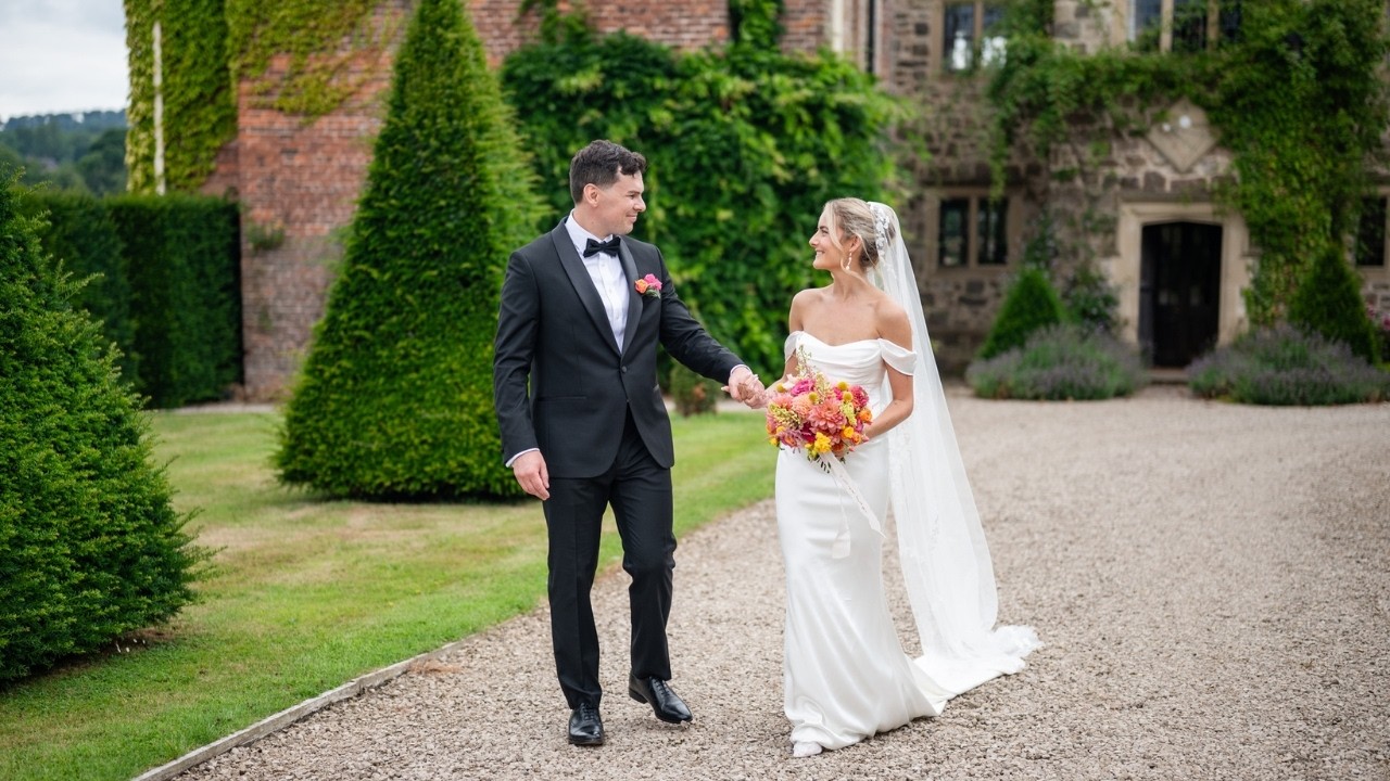 The Courtyard Venue Oswestry Wedding - L & D - Wedding Trailer - Shropshire Wedding Videographer