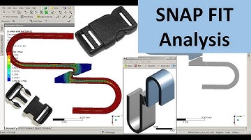 ANSYS Workbench | Snap Fit Nonlinear Contact Analysis | GRS |