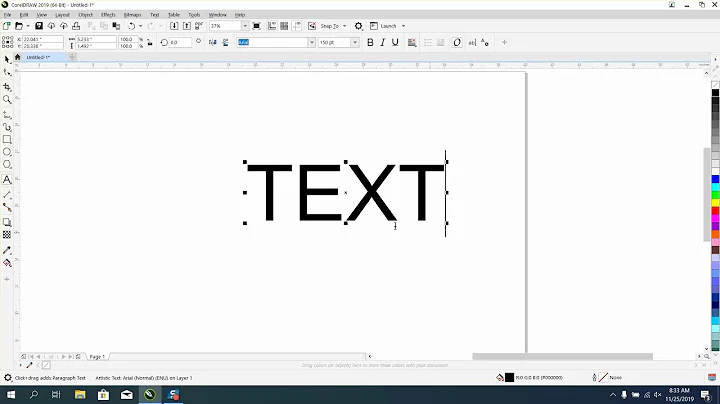 Corel Draw Tips & Tricks Change the color of your Text