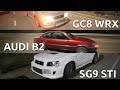 HONDA EURO R CL7 VS LEGACY BL5 || AUDI B2 VS IMPREZA GC8 || W211 E55 AMG VS E90 335I