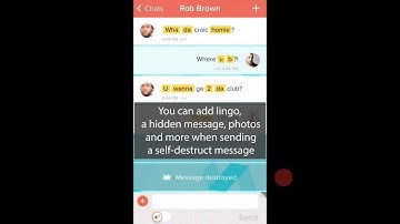 Sending Messages that Disappear Using Cyfr (for iPhone)