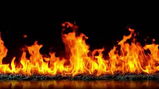 Realistic Flames on Black Background – Looping Fire Ambience
