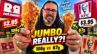 Red Rooster’s $2.95 JUMBO Drumstick vs KFC… Is It Really Bigger?
