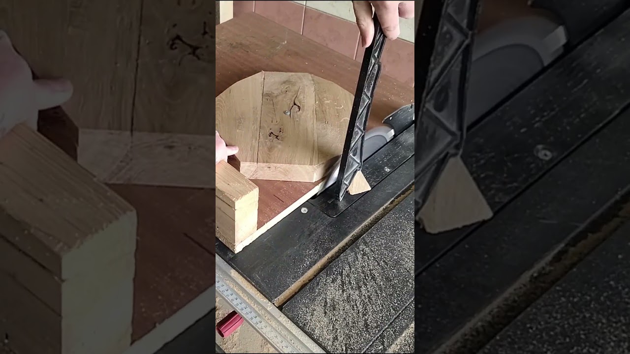 Table Saw Hack   Cut a Perfect Circle