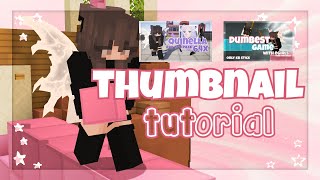 How I make my bedwars thumbnails | thumbnail tutorial