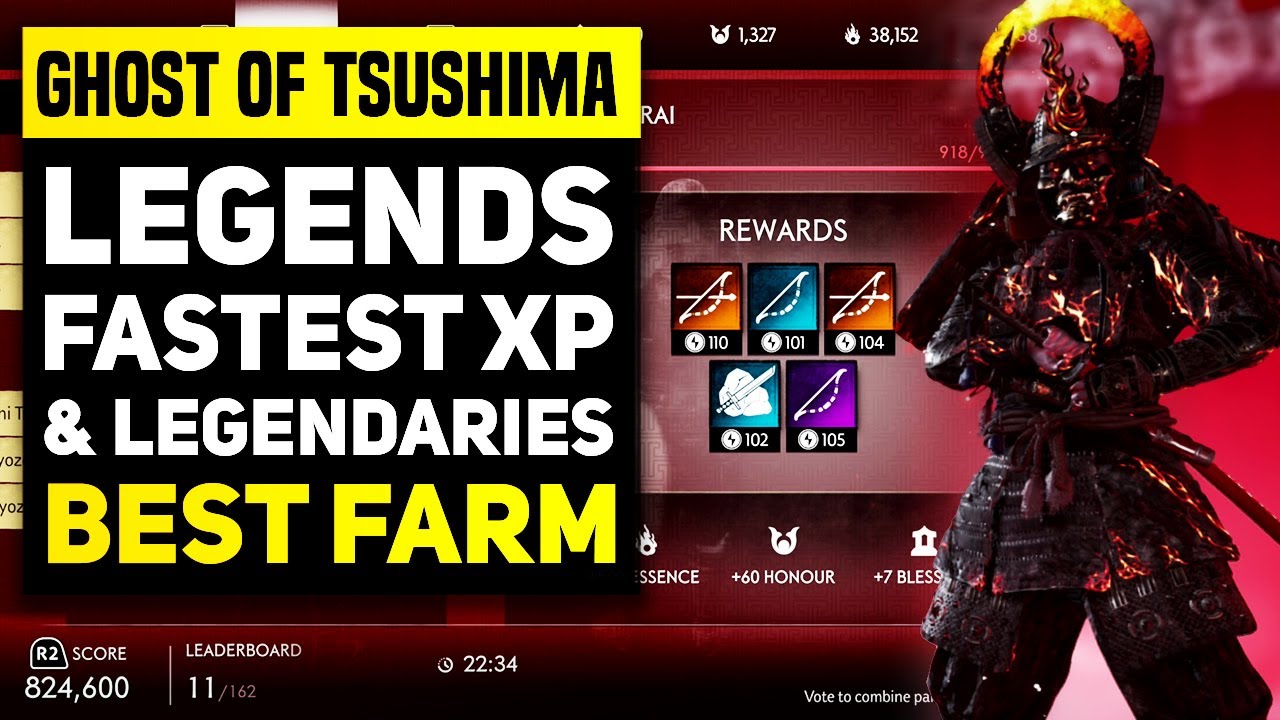 Ghost of Tsushima LEGENDS Advanced Tips To Get Legendary Gear & Level Up  Fast! 