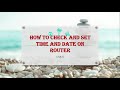 How To Set Time And Date On A Router Configure Cisco Router Clock And Date Set Clock In Routers How To Set Time And Date On A Router Configure Cisco Router Clock And Date Set Clock In Routers